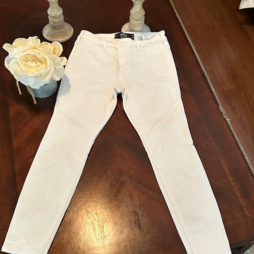 Hollister White Women’s Skinny Jeans